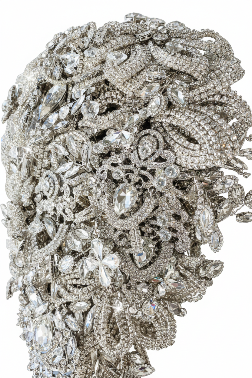 Bespoke Crystal Bridal Bouquet