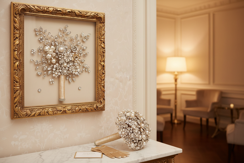 Bouquet Art Framed Wall Art Interior