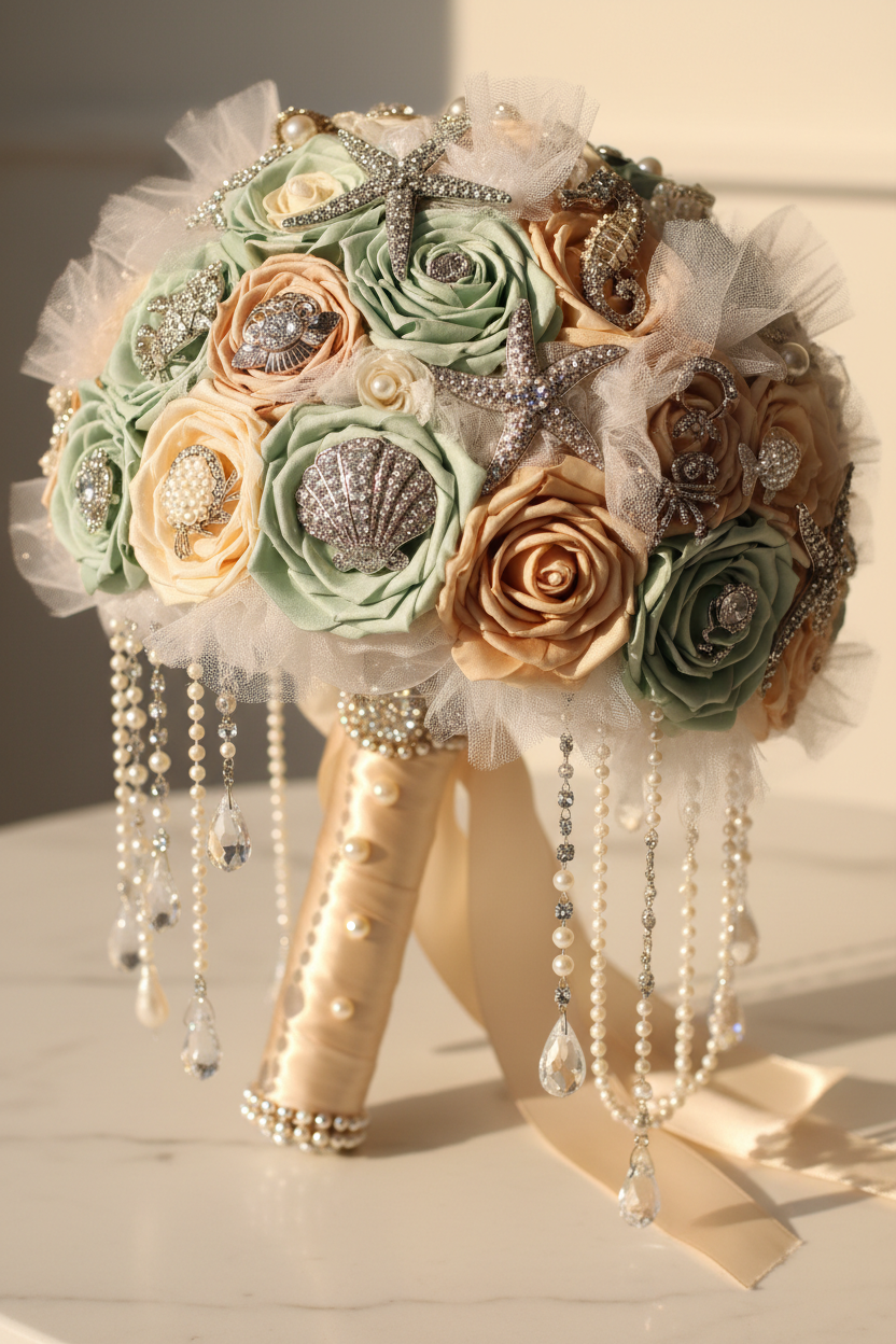 Coastal Morning Beach Bouquet