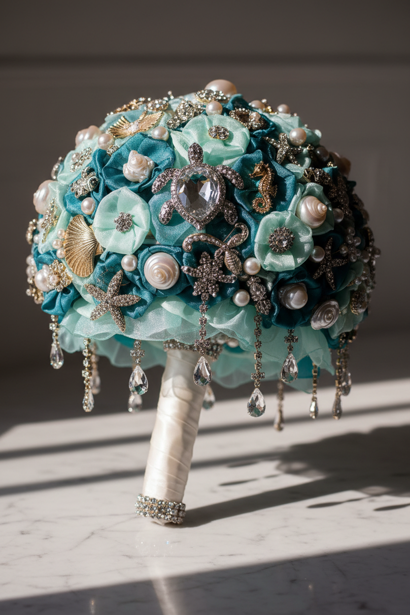 Crystal Turtle Ocean Bouquet