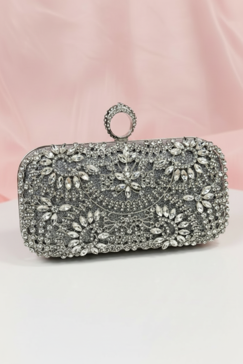 Diamante Clutch Bag Sharpened