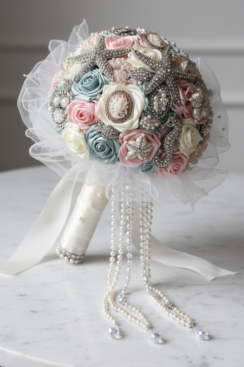 Dreamy Shore Pearl Bouquet