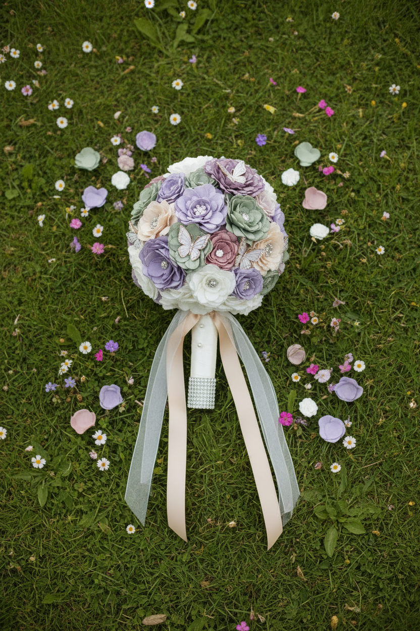Enchanted Bouquet Garden Flat Lay