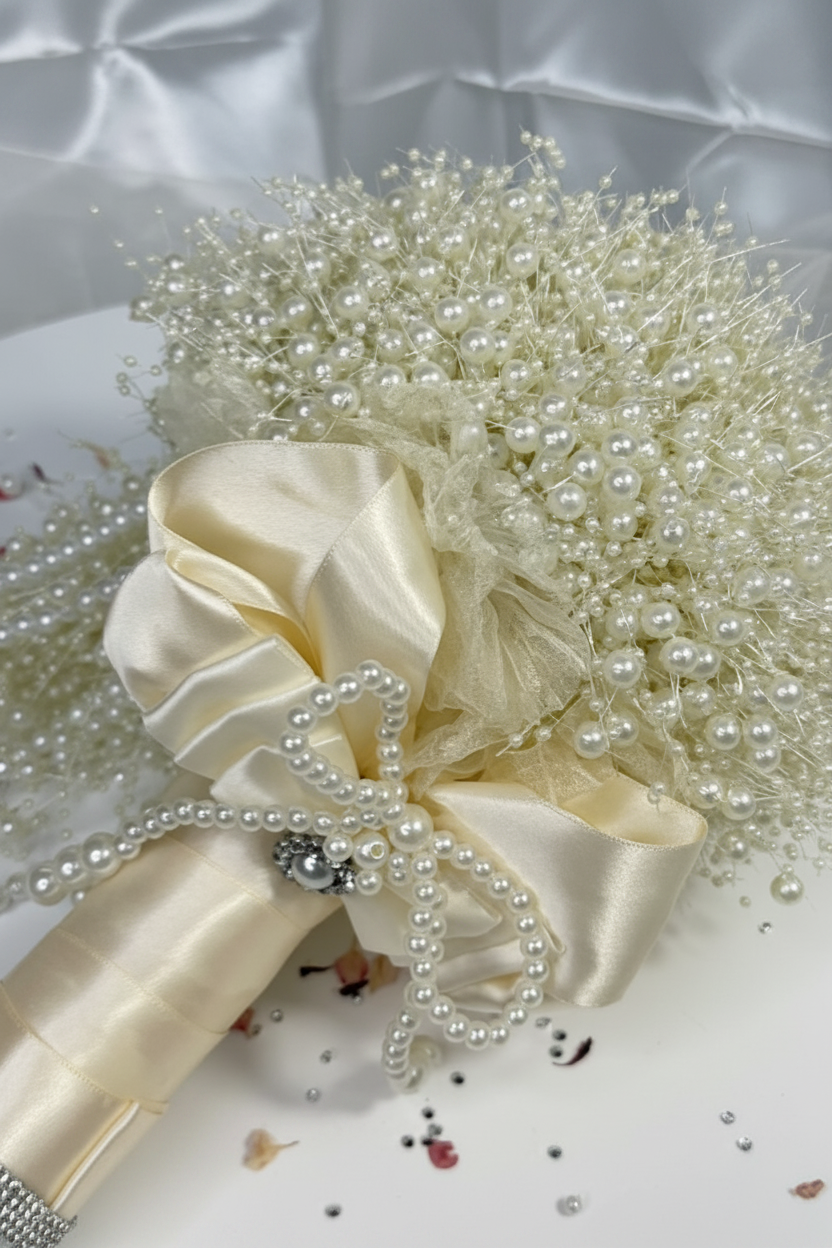 Enhanced Waterfall Pearl Bouquet