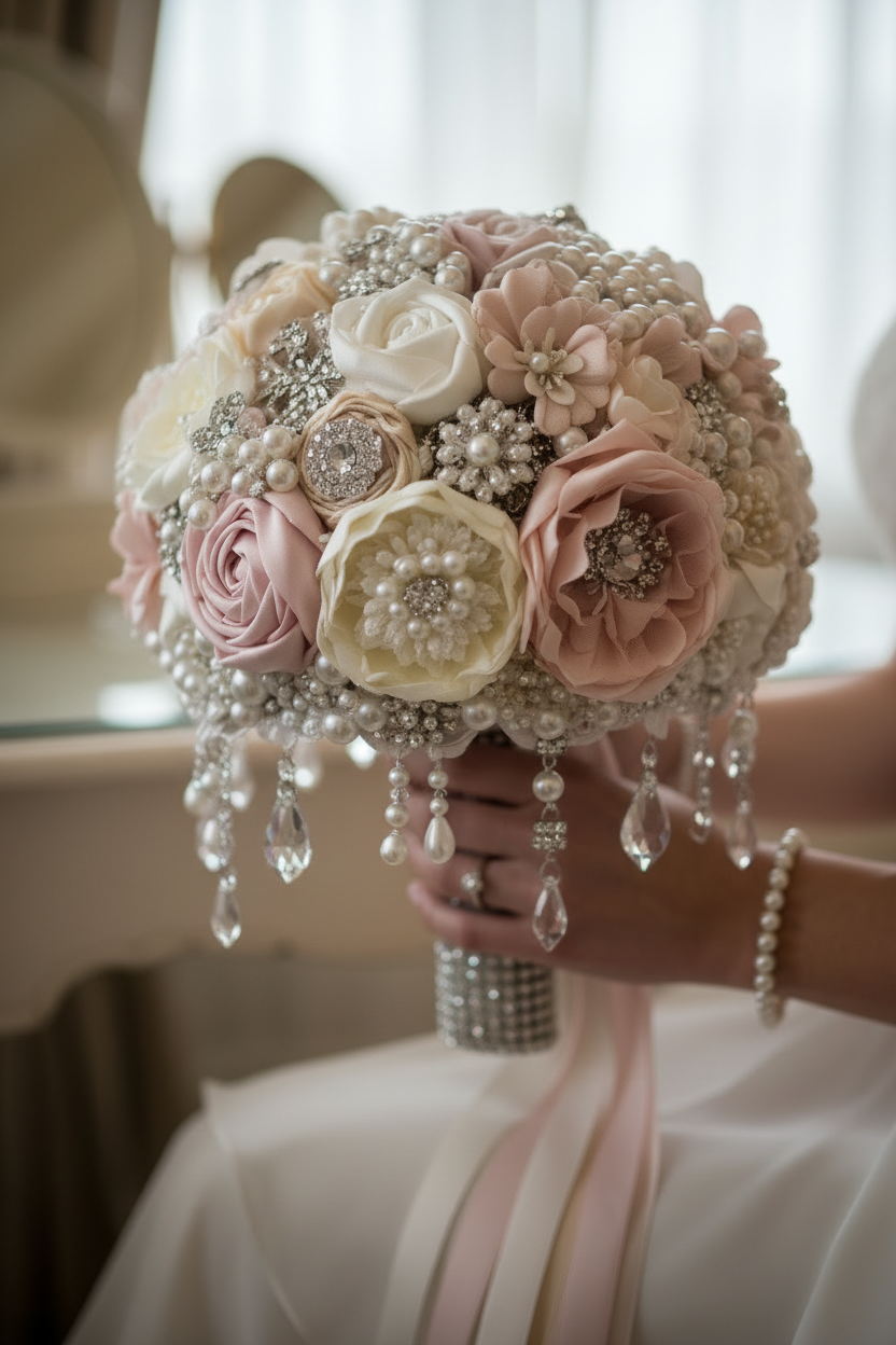 Magpie Signature — Close-Up of Bridal Suite Bouquet