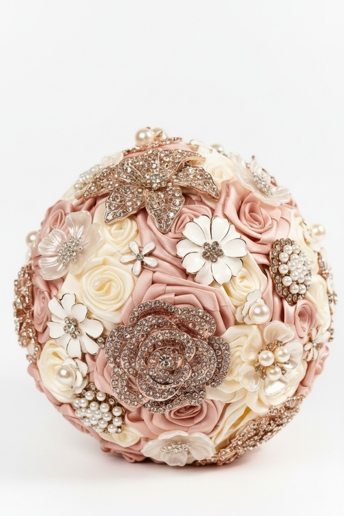 Pearl Waterfall Bouquet Enhanced